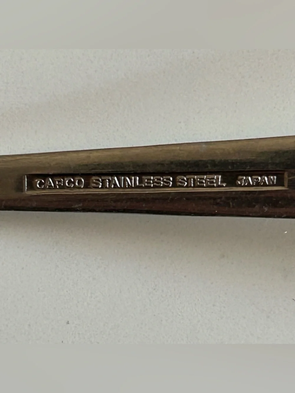Vintage Capco Japan Flat‎ Serving Spoon Stainless Steel Retro Utensil